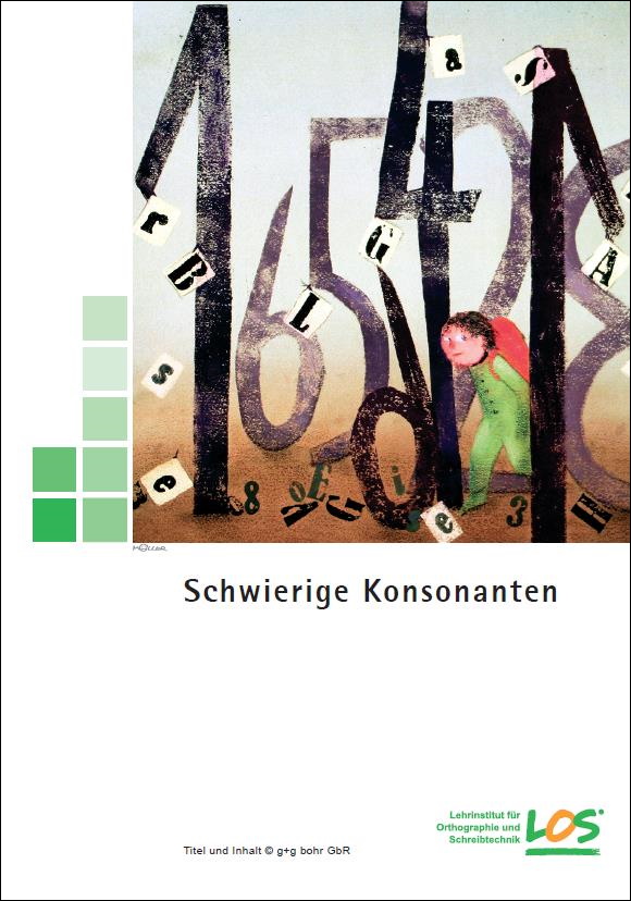 Schwierige Konsonanten Schüler gebunden