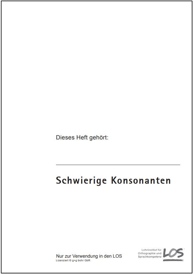 Schwierige Konsonanten Schüler (10er-Pack)