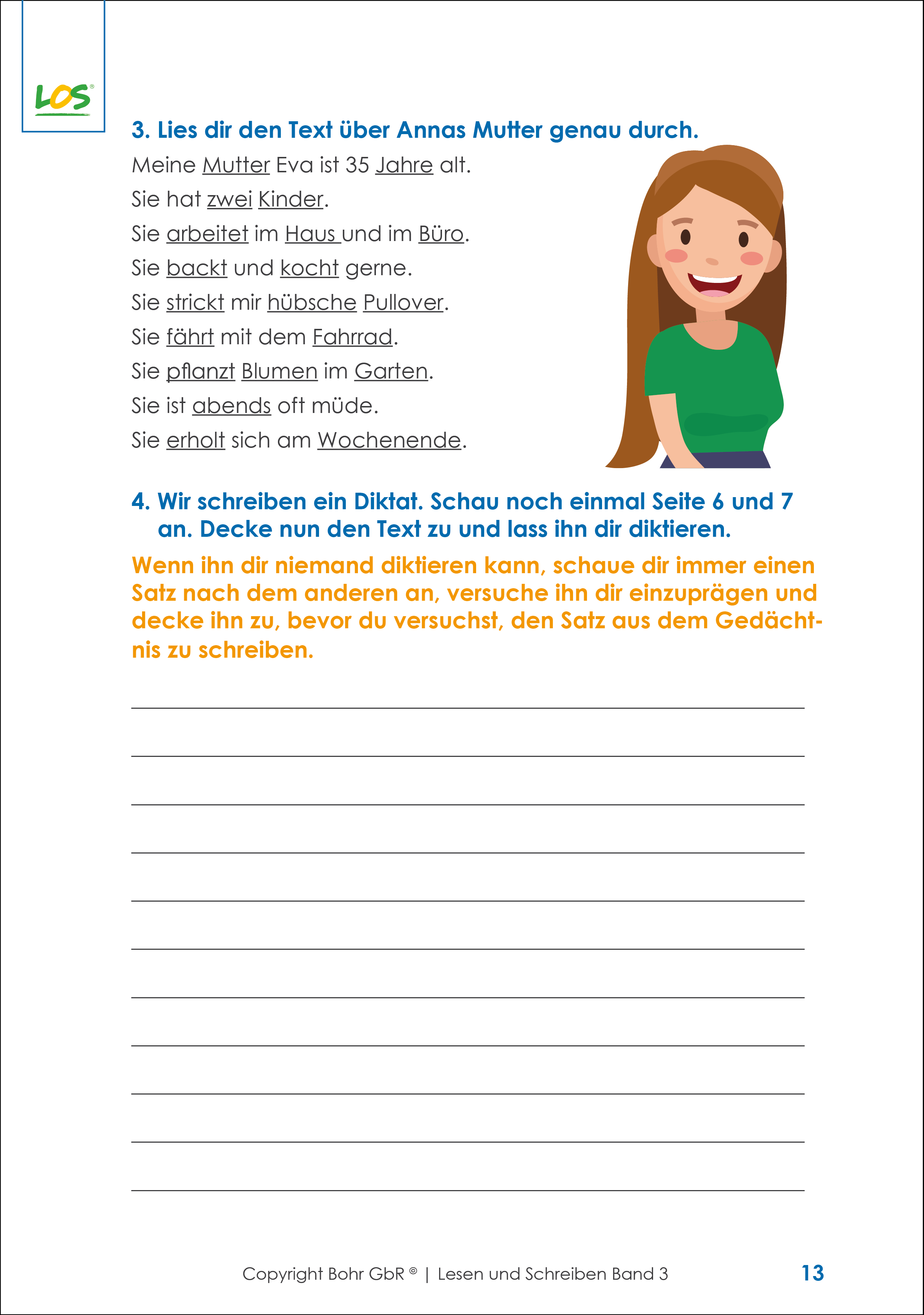 Lesen und Schreiben - Sprachkometenztraining