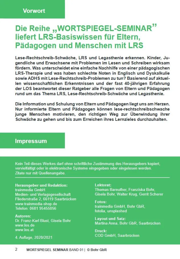 Basiswissen für Eltern und Pädagogen