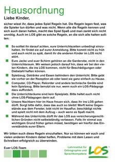 Poster DIN A3 Hausordnung
